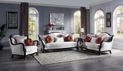 Nurmive - Chair With 2 Pillows - Beige Fabric