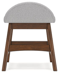 Lyncott - 3 Pc. - Home Office Desk, Chair, Bookcase - Brown