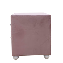 Reggie - Nightstand - Pink Fabric