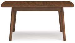 Lyncott - Brown - Rectangular Dining Room Butterfly Extension Table