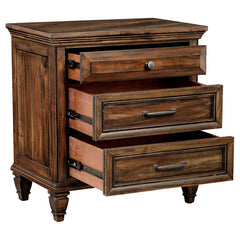 Avenue - 3-Drawer Nightstand