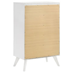 Janelle - 5-Drawer Bedroom Chest - White