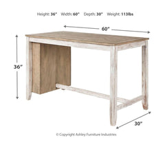 Skempton - Rectangular Counter Table With Storage Set