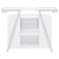 Araceli - Freestanding LED Home Bar Cabinet - White High Gloss