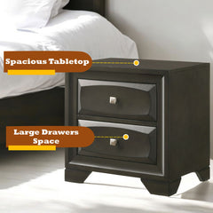 Soteris - Nightstand - Antique Gray