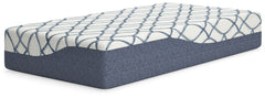 12 Inch Chime Elite 2.0 - Twin Mattress - White / Blue