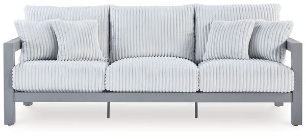 Moonlight View - Gray - Sofa With Cushion