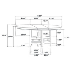 Lavon - Oval Extension Leaf Dining Table