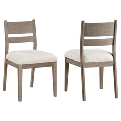 Cornelia - Wood Dining Side Chair (Set of 2) - Coastal Gray