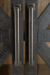 Christop - Accent Cabinet - Black / Brown