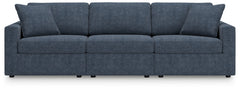 Modmax - Ink - 3-Piece Sectional Sofa - Fabric