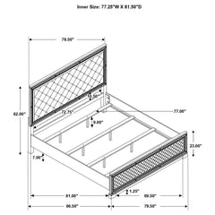 Eleanor - Wood Panel Bed