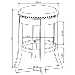 Aboushi - Backless Stools (Set of 2)