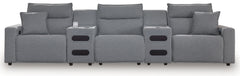 Modmax II - Reclining Sectional - Salt And Pepper