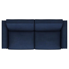 Gretchen - Upholstered Convertible Sleeper Sofa Bed - Navy Blue