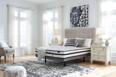 Chime 10 Inch Hybrid - White - 2 Pc. - Queen Mattress And Pillow