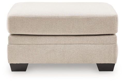 Mandi Point - Oversized Accent Ottoman - Marble