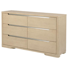 Ladera - 6-Drawer Bedroom Dresser - Light Elm