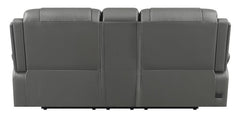 Flamenco - Upholstered Power Reclining Loveseat - Charcoal