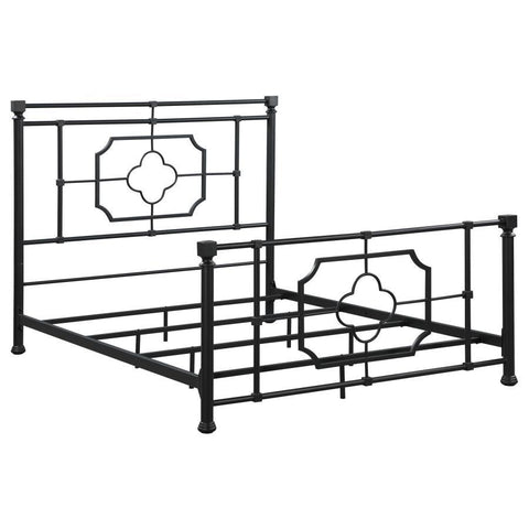 Paskay - Metal Eastern King Open Frame Bed - Weathered Black