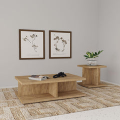 Cortona - Square Engineered Wood Cocktail Coffee Table - Mango