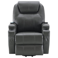 Sanger - Upholstered Power Lift Recliner Chair With Massage