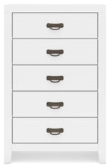 Binterglen - White - Five Drawer Chest