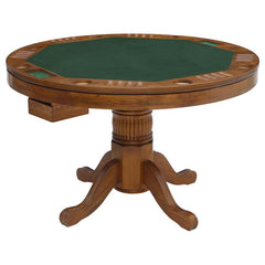 Mitchell - 5-Piece Dining And Game Table Set - Amber