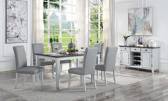 Lanton - Server - Natural Marble & Antique White