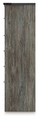 Frandern - Five Drawer Chest - Gray