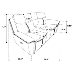 Sloane - Upholstered Reclining Sofa Set