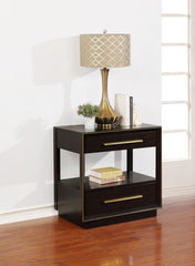 Durango - 2-Drawer Nightstand - Smoked Peppercorn