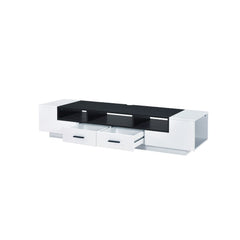 Armour - TV Stand - White & Black