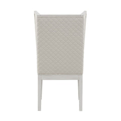 Katia - Hostess Chair (Set of 2) - Light Gray & Weathered White