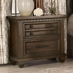 Bennington - 2-Drawer Nightstand - Acacia Brown