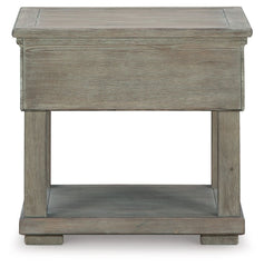 Moreshire - Bisque - Rectangular End Table