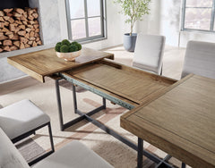 Tomtyn - Light Brown - Rectangular Dining Room Extension Table