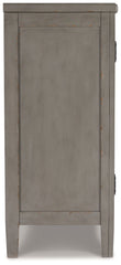 Charina - Antique Gray - Accent Cabinet