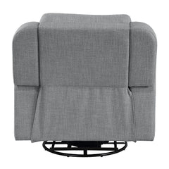 Destiny - Glider Recliner With Swivel - Gray Linen