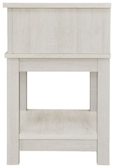 Dorrinson - White - One Drawer Night Stand