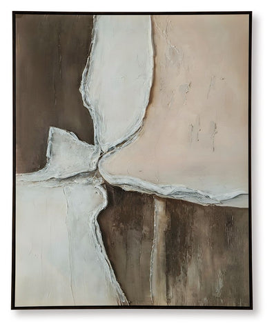 Junward - Brown / Tan / White - Wall Art