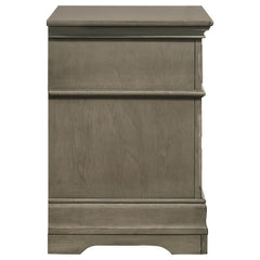 Manchester - 3-Drawer Nightstand - Wheat Brown