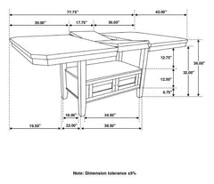 Prentiss - Butterfly Leaf Dining Table Set