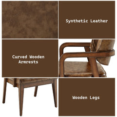 Harvey - Arm Chair (Set of 2) - Brown