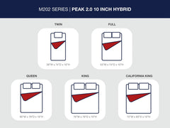 Peak 2.0 10 Hybrid - Mattress