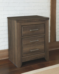 Juararo - Dark Brown - Two Drawer Night Stand