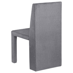 Tordera - Velvet Upholstered Dining Side Chair (Set of 2) - Gray