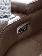 High Impact - Tobacco - Power Recliner / Adj Headrest