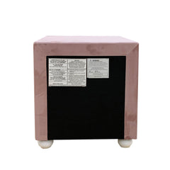 Reggie - Nightstand - Pink Fabric