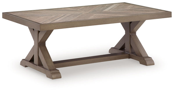 Laguna Heights - Rectangular Cocktail Table - Beige